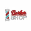 Neon Barber Shop sign with pole symbol