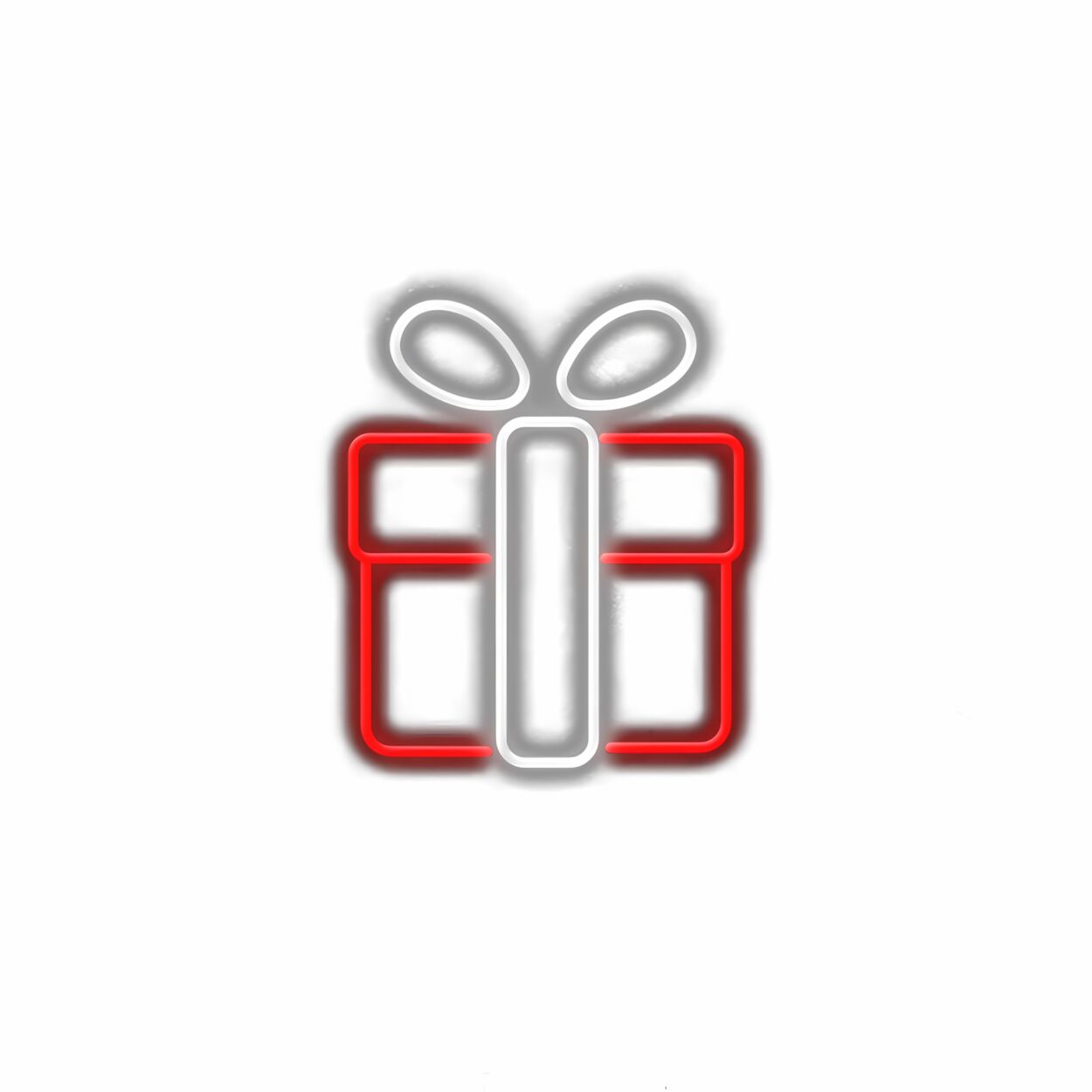 Icon of a stylized red gift box