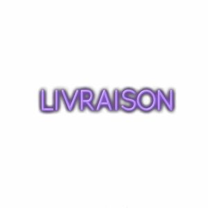 Purple text "LIVRAISON" on white background.