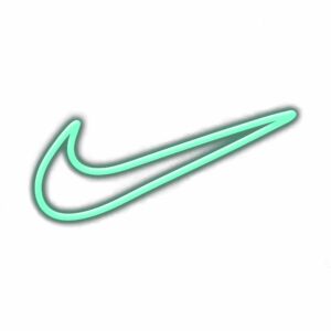 Green swoosh logo on white background