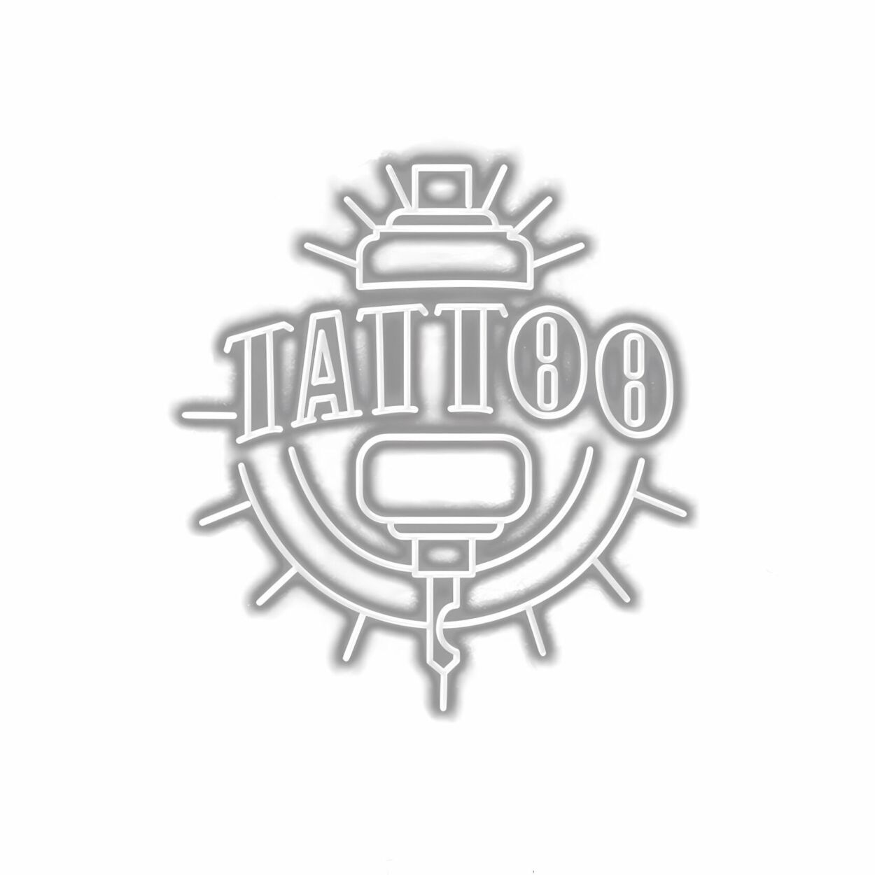 Stylized tattoo machine logo with text "Tattoo 88