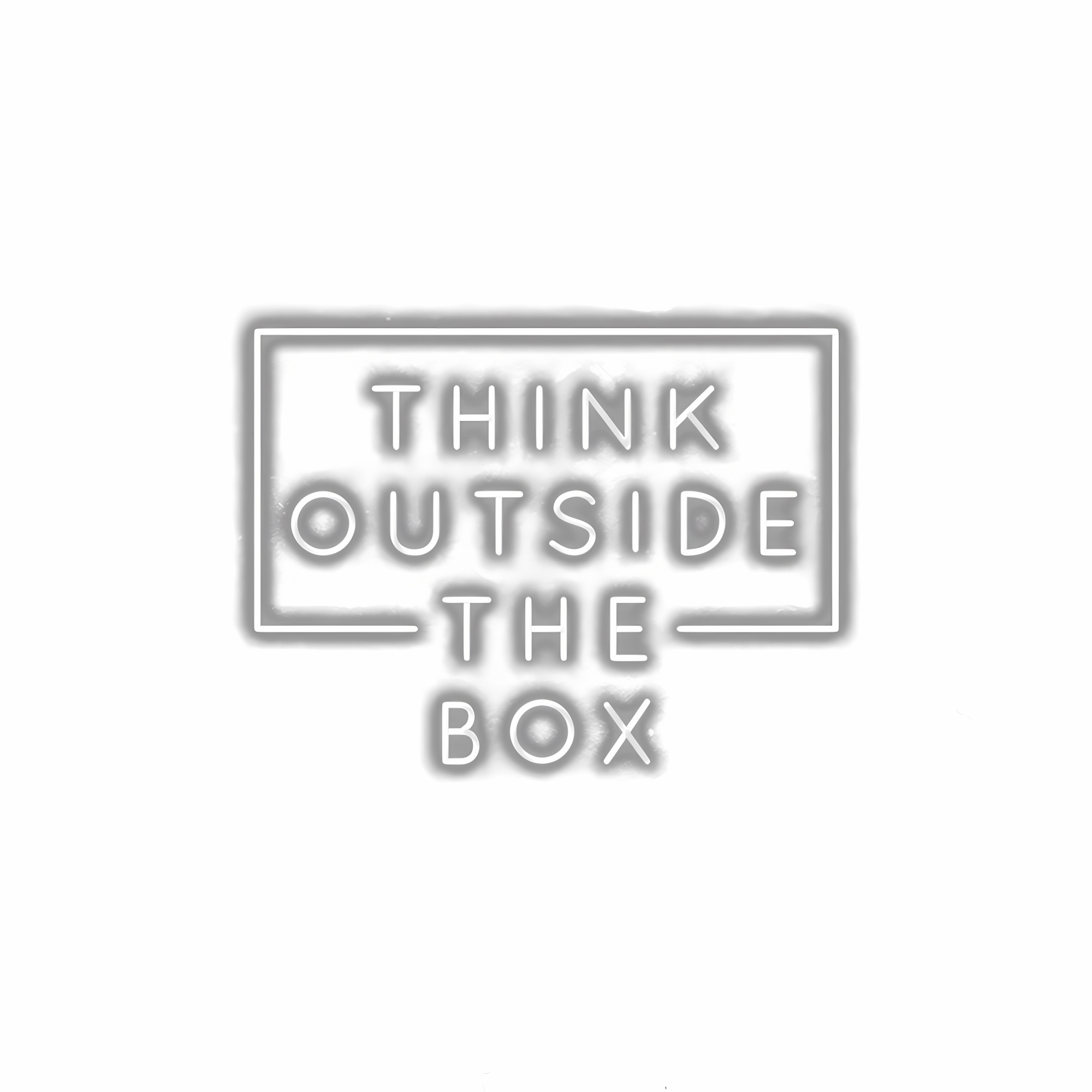 Think Outside the box | Neon This