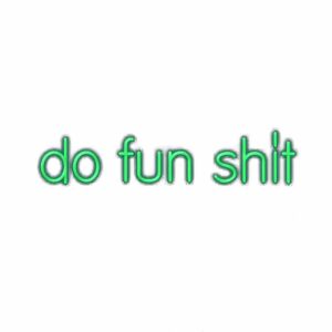 Inspirational neon sign phrase.