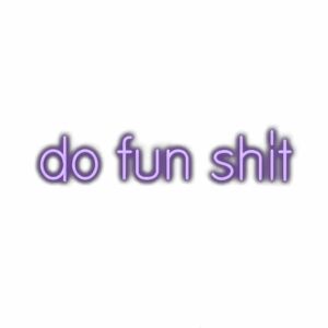 Inspirational phrase in purple font