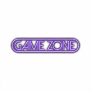 Stylized purple 'GAME ZONE' text logo