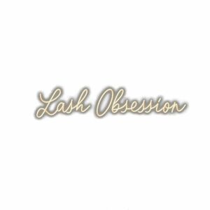 Lash Obsession brand logo in cursive script